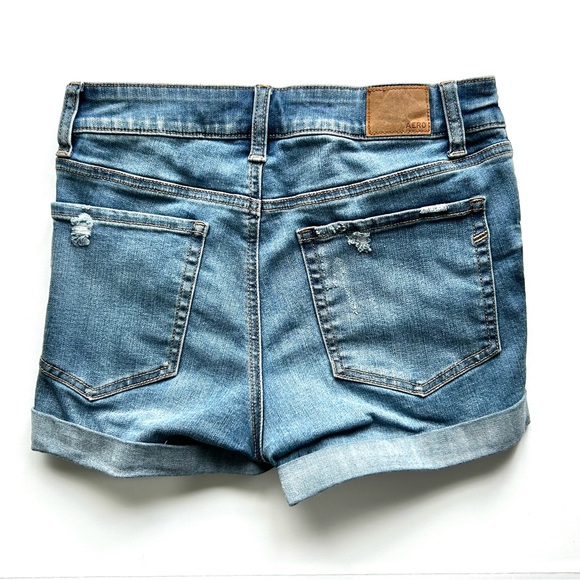 🏖️Women’s Aero High Rise Midi Jean Shorts. Size: 6 - Picture 2 of 7